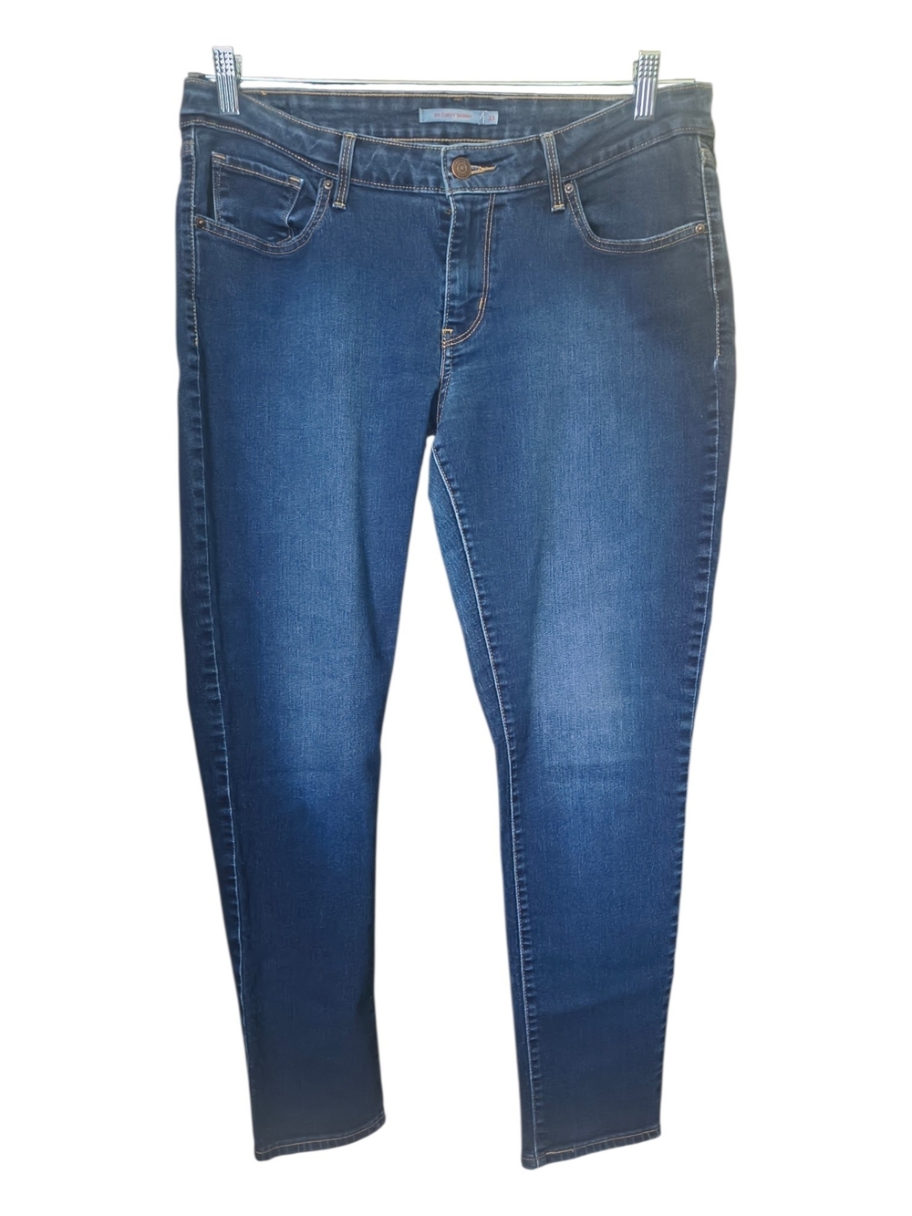 Levi’s 811 Curvy Skinny Jeans Women’s Size 33 Stretch Dark Wash Denim Mid Rise